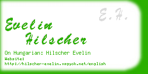 evelin hilscher business card